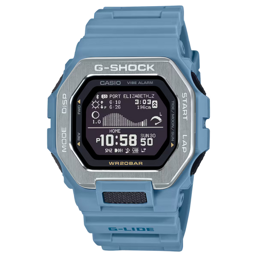 Casio G-Shock G-Lide Bluetooth Digital Bio-Based Resin Strap Unisex Watch GBX-100-2A - view 1