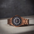 Titan Karishma Black Dial Brown Stainless Steel Strap Men's Watch 10038QM01 - view 1