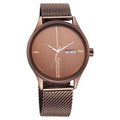 Fastrack Style Up Brown Dial Brown Stainless Steel Strap Men's Watch - view 1