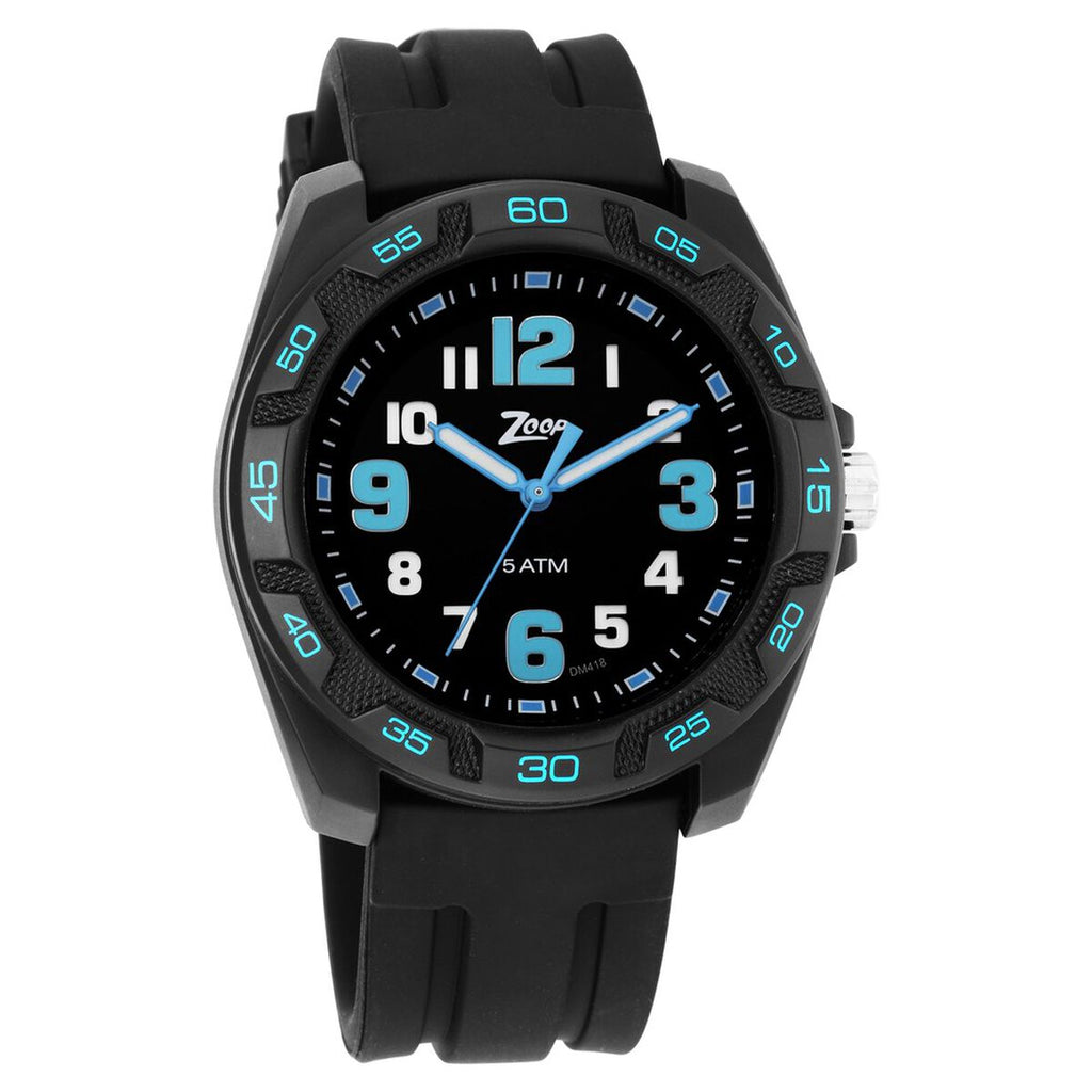 Zoop By Titan Glow Black Dial Black Silicone Strap Kids' Watch 16016PP02 - view 1