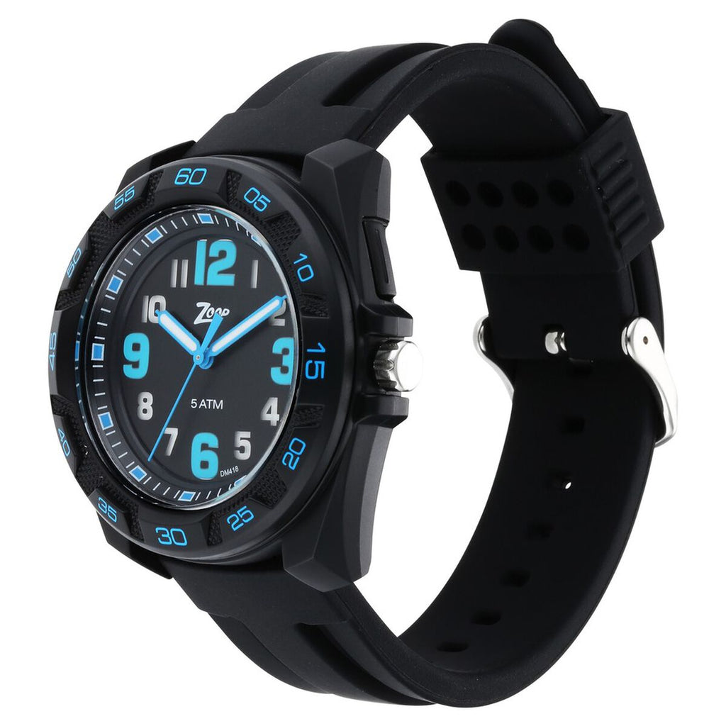 Zoop By Titan Glow Black Dial Black Silicone Strap Kids' Watch 16016PP02 - view 4