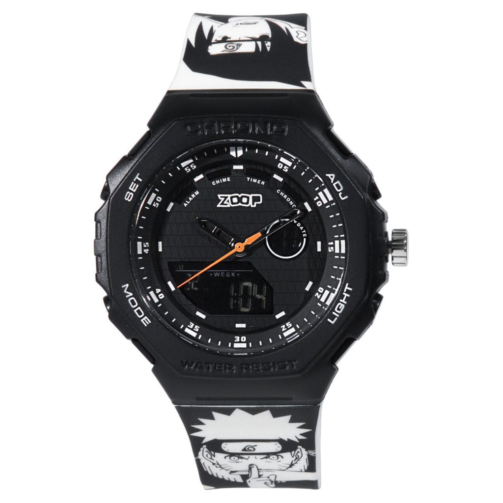 Zoop By Titan Black Dial White PU Strap Kids' Watch 16053PP01 - view 2
