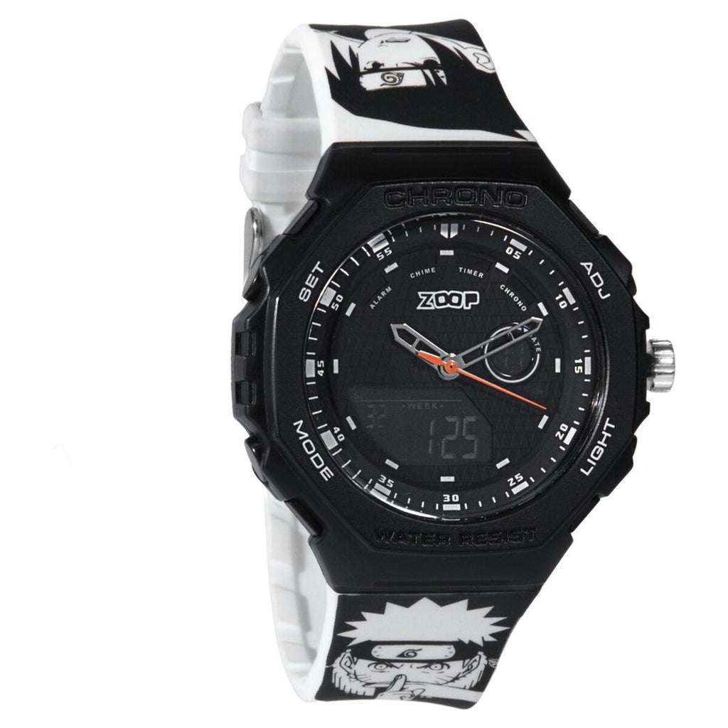 Zoop By Titan Black Dial White PU Strap Kids' Watch 16053PP01 - view 5