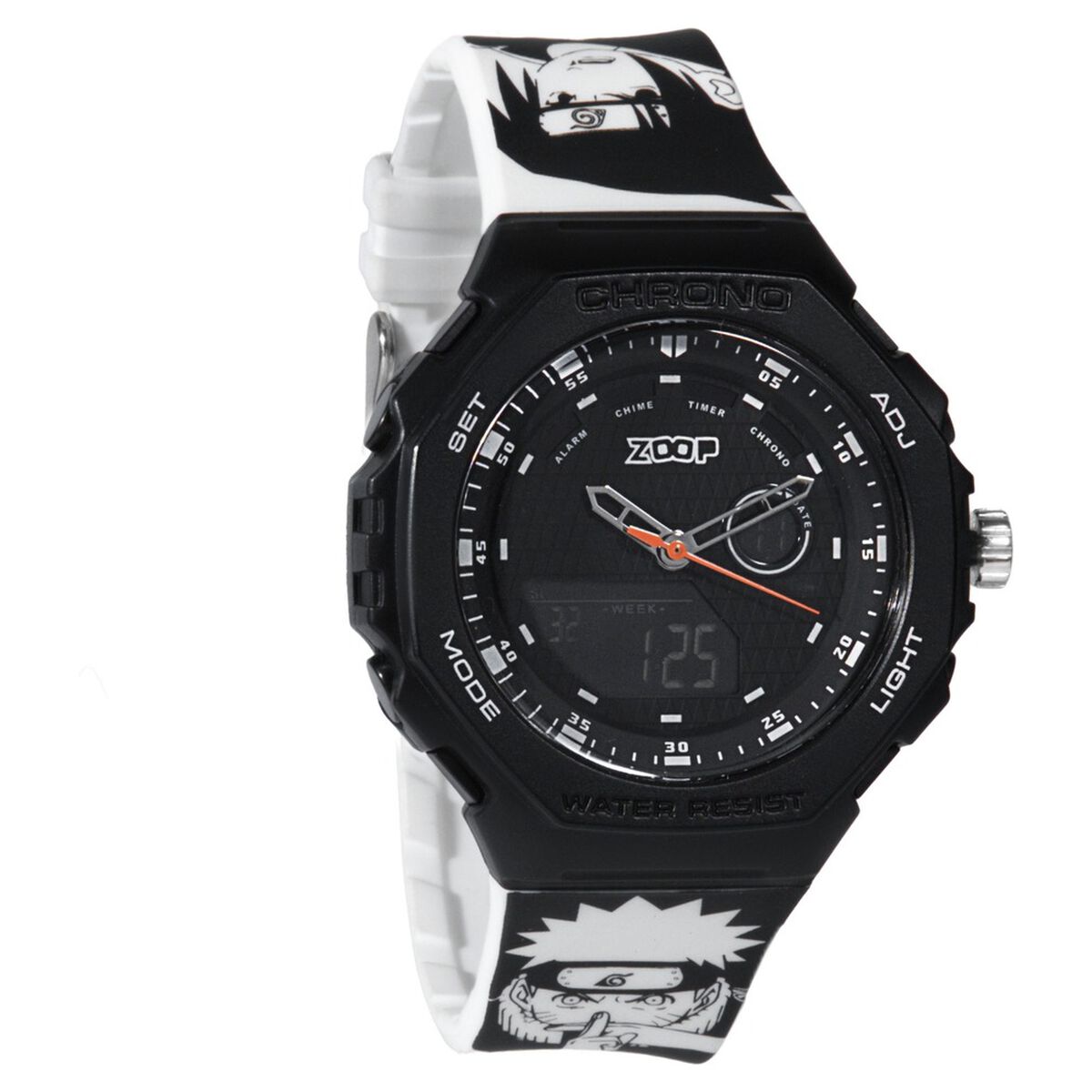 Zoop By Titan Black Dial White PU Strap Kids' Watch 16053PP01 - view 5