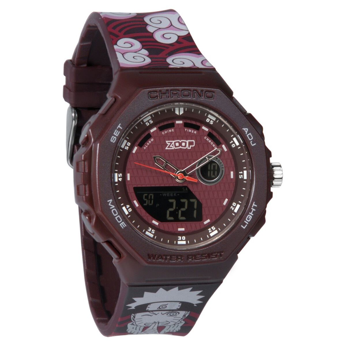 Zoop By Titan Maroon Dial Maroon PU Strap Kids' Watch 16053PP03 - view 5