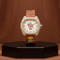 Zoop By Titan Beige Dial Orange Silicone Strap Kids' Watch 16054PP01 - view 1