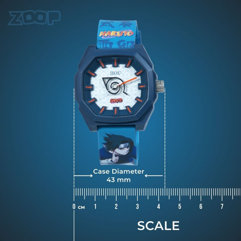 Zoop By Titan Blue Dial Blue Silicone Strap Kids' Watch 16054PP02 - view 3