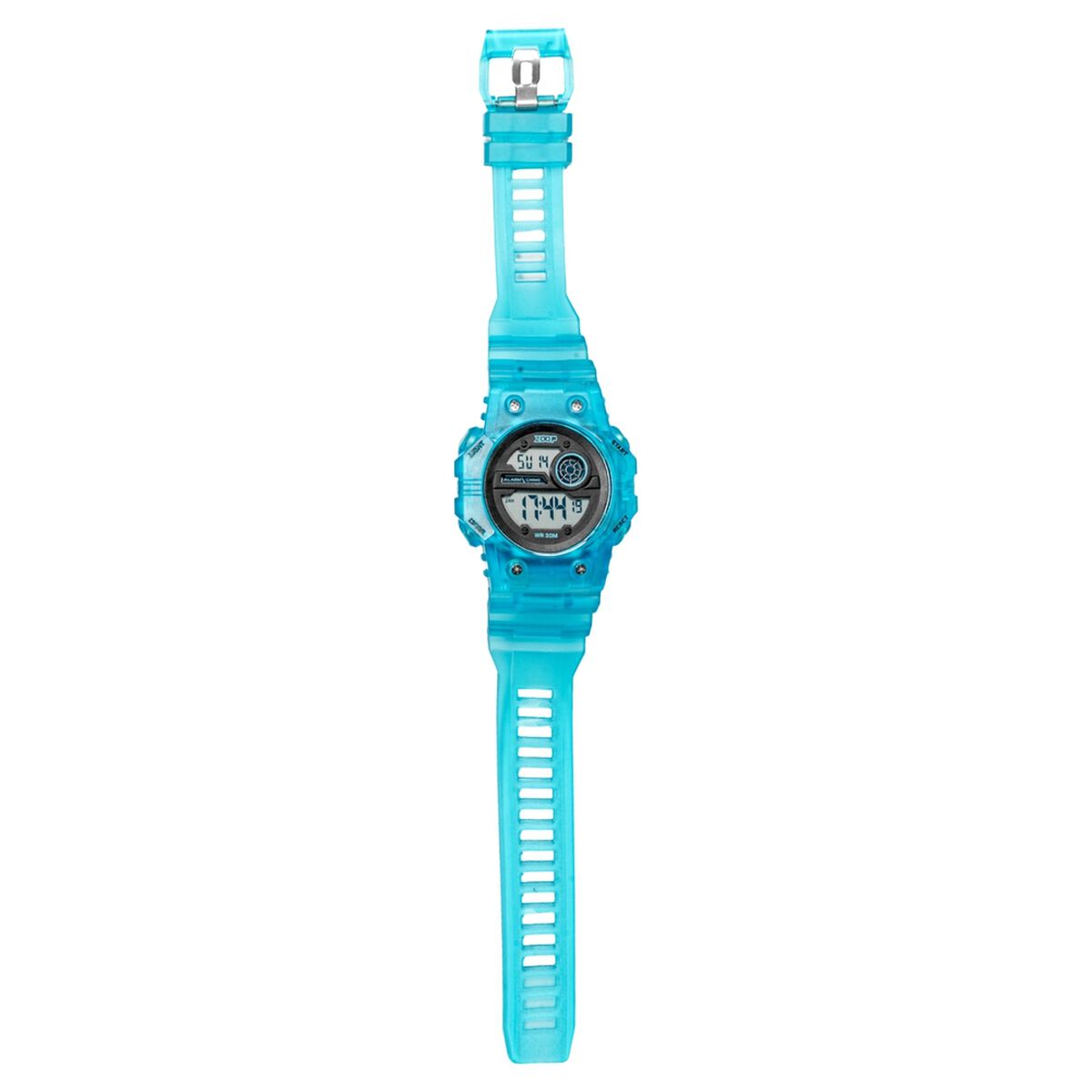 Zoop By Titan Mystic Digi Black Dial Transparent Blue PU Strap Kids' Watch 16063PP01W - view 7