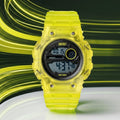 Zoop By Titan Mystic Digi Black Dial Transparent Green PU Strap Kids' Watch 16063PP02W - view 1