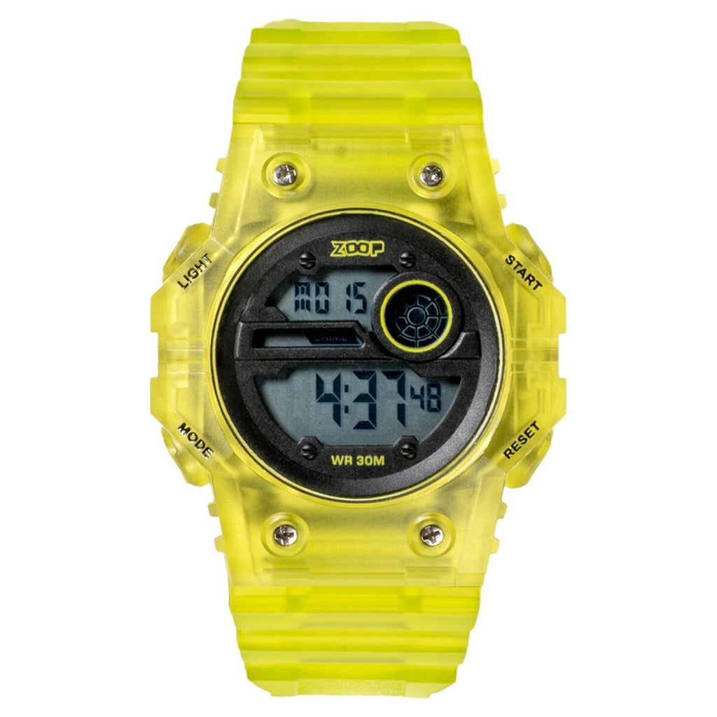 Zoop By Titan Mystic Digi Black Dial Transparent Green PU Strap Kids' Watch 16063PP02W - view 2