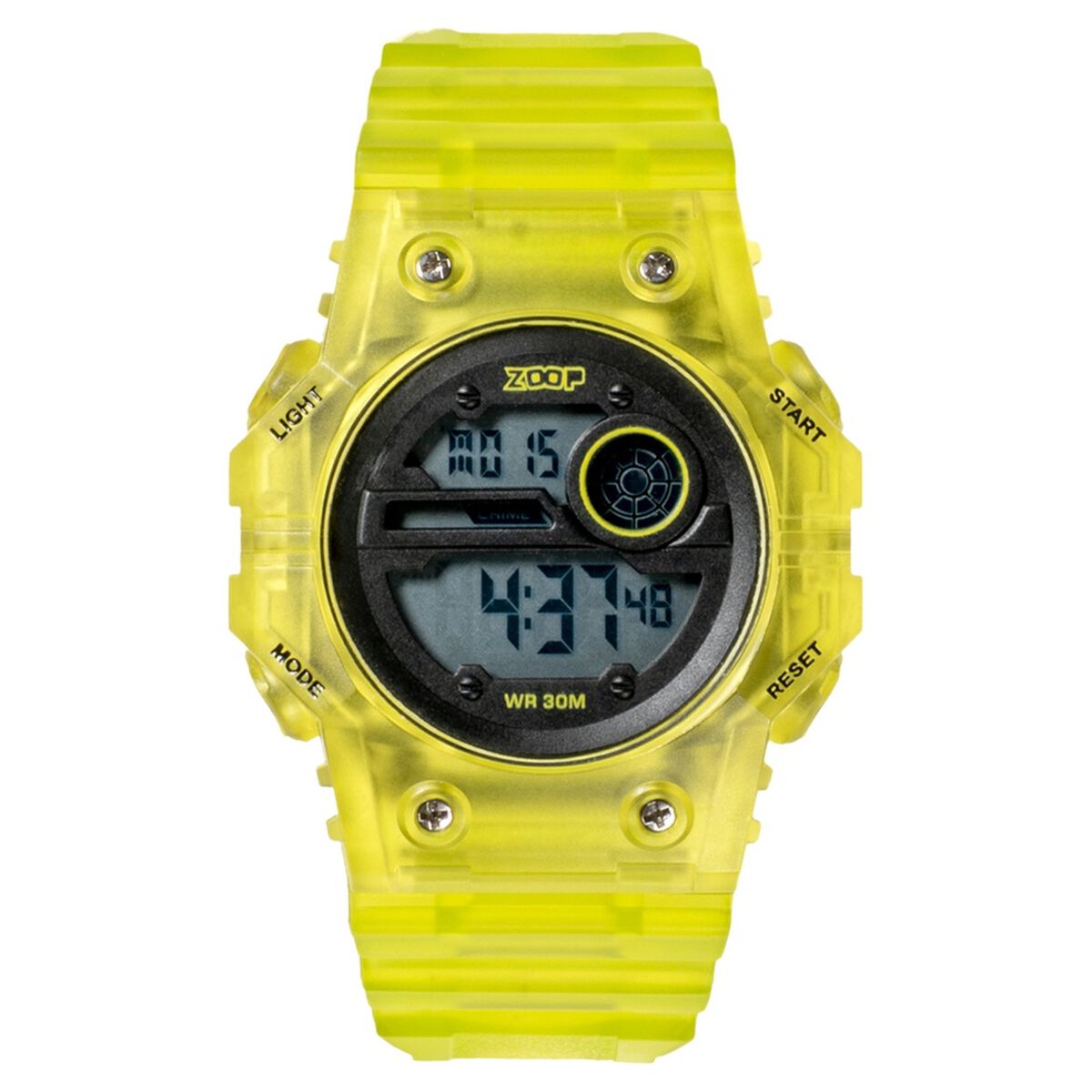 Zoop By Titan Mystic Digi Black Dial Transparent Green PU Strap Kids' Watch 16063PP02W - view 2