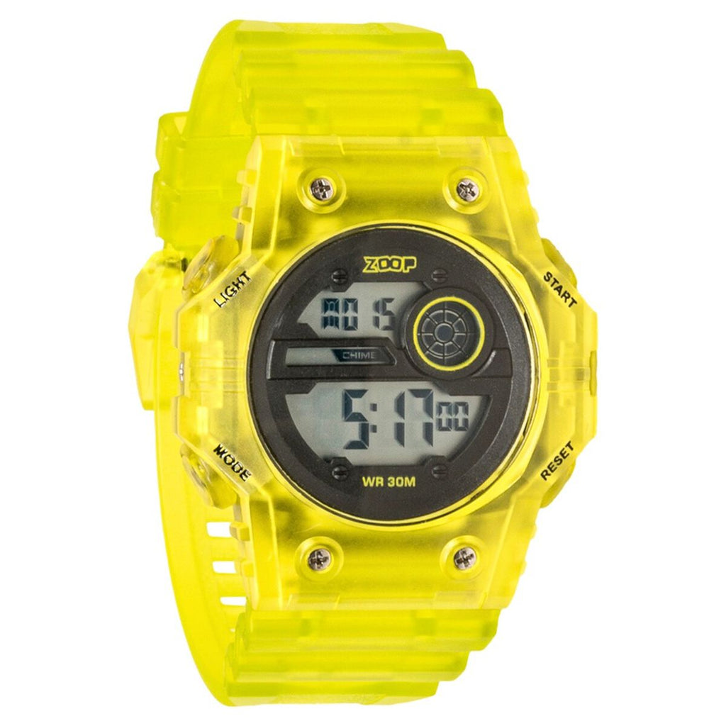 Zoop By Titan Mystic Digi Black Dial Transparent Green PU Strap Kids' Watch 16063PP02W - view 3