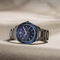 Titan Regalia Premium Blue Dial Grey Stainless Steel Strap Men's Watch 1688KM07 - view 1