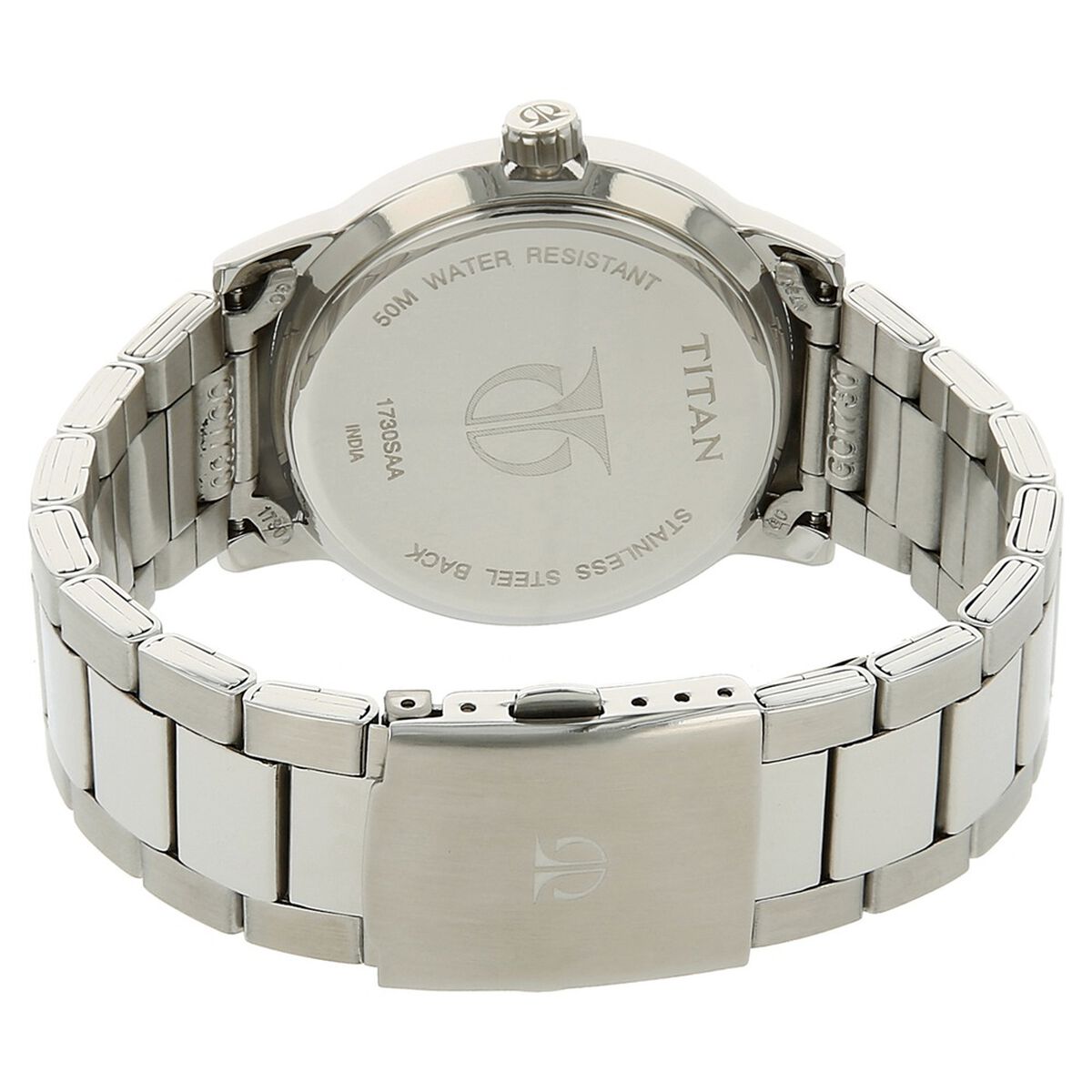 Titan Workwear Blue Dial Silver Stainless Steel Strap Men's Watch 1730SM03 - view 4