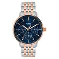 Timex Trendline Blue Dial Two-Tone Stainless Steel Strap Men's Watch TWEG25409 - view 1