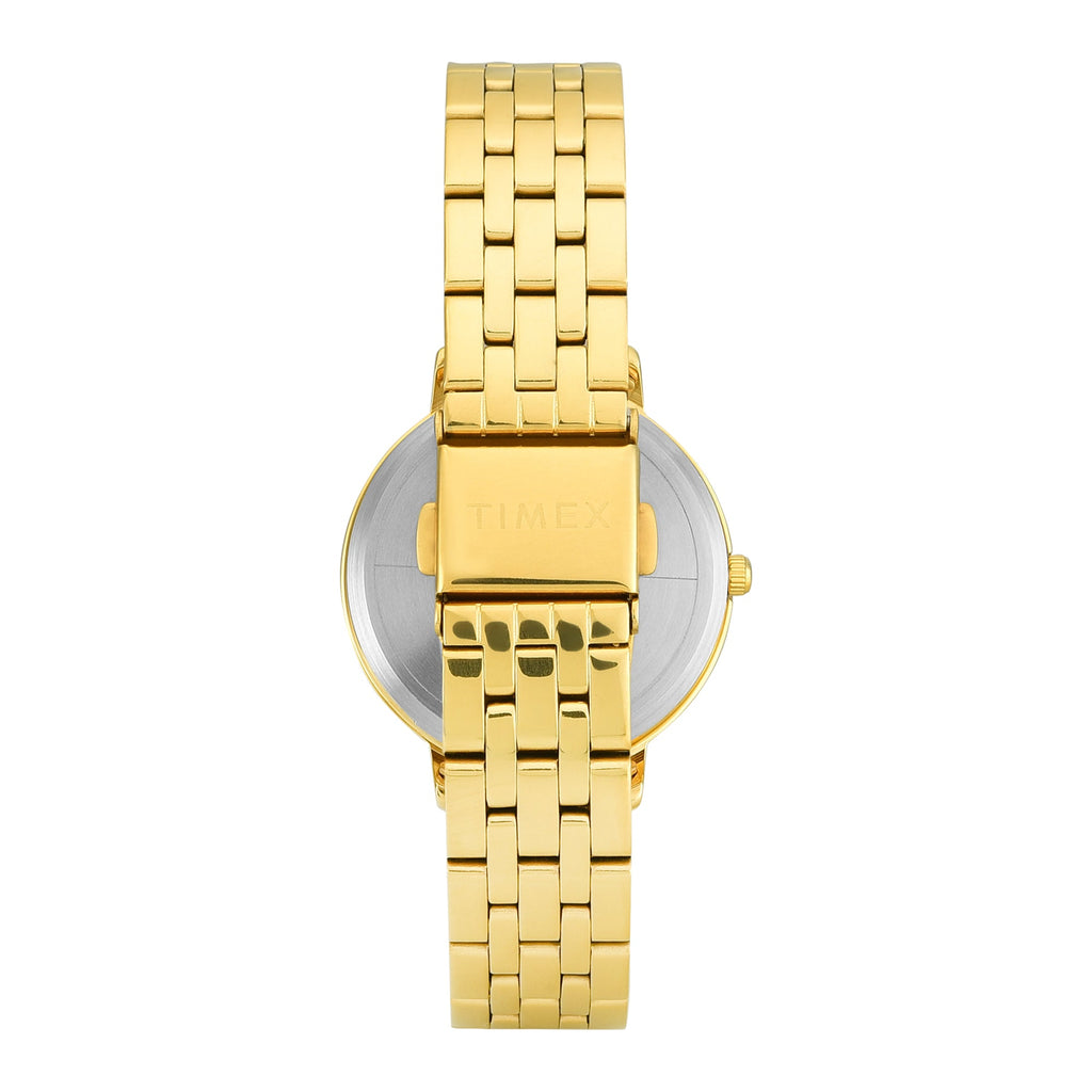 Timex Trendline Green Dial Gold Stainless Steel Strap Women's Watch TWEL19106 - view 6