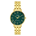 Timex Trendline Green Dial Gold Stainless Steel Strap Women's Watch TWEL19106 - view 1