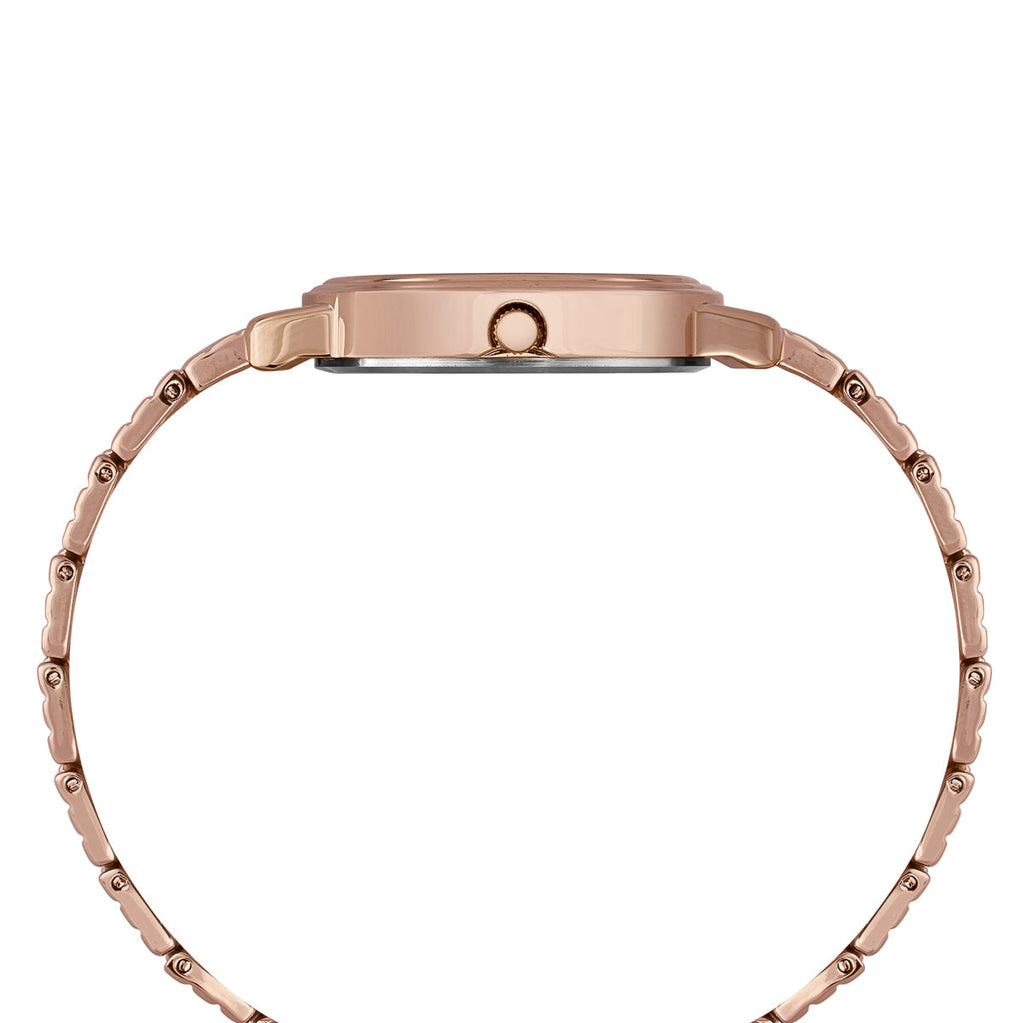 Timex Fria Blue Dial Rose Gold Bracelet Strap Women's Watch TWEL23901 - view 4
