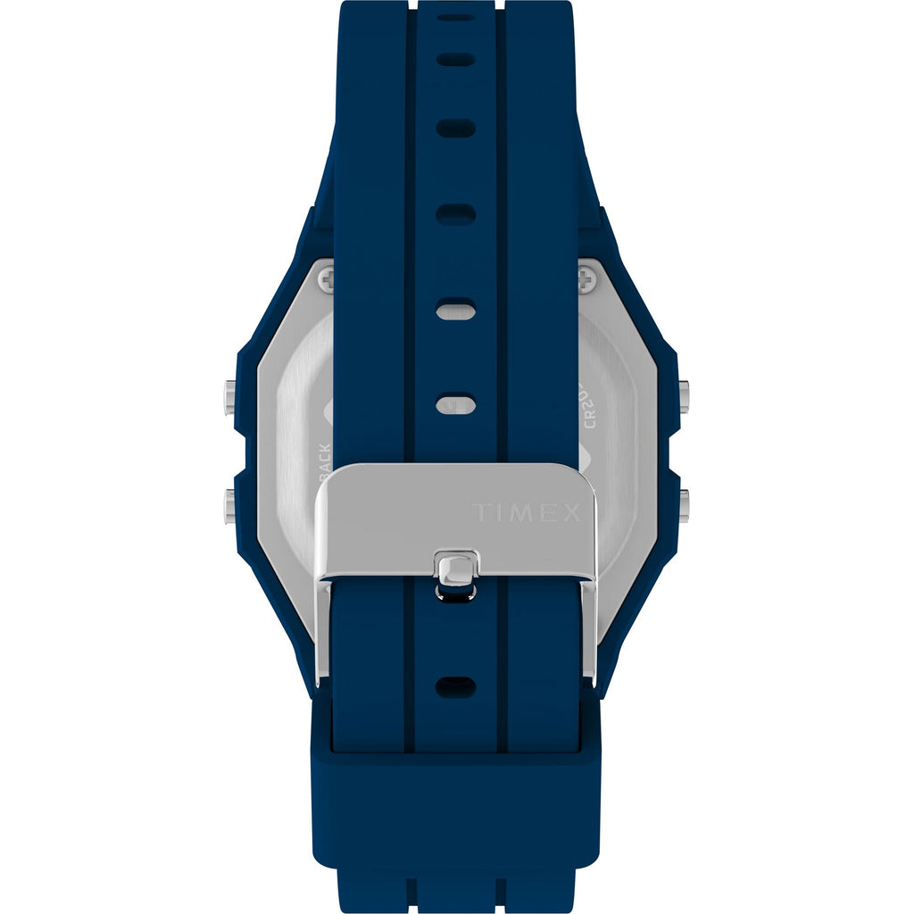 Timex Activity Tracker Grey Digital Dial Blue Silicone Strap Men's Watch TW5M55700JQ - view 3