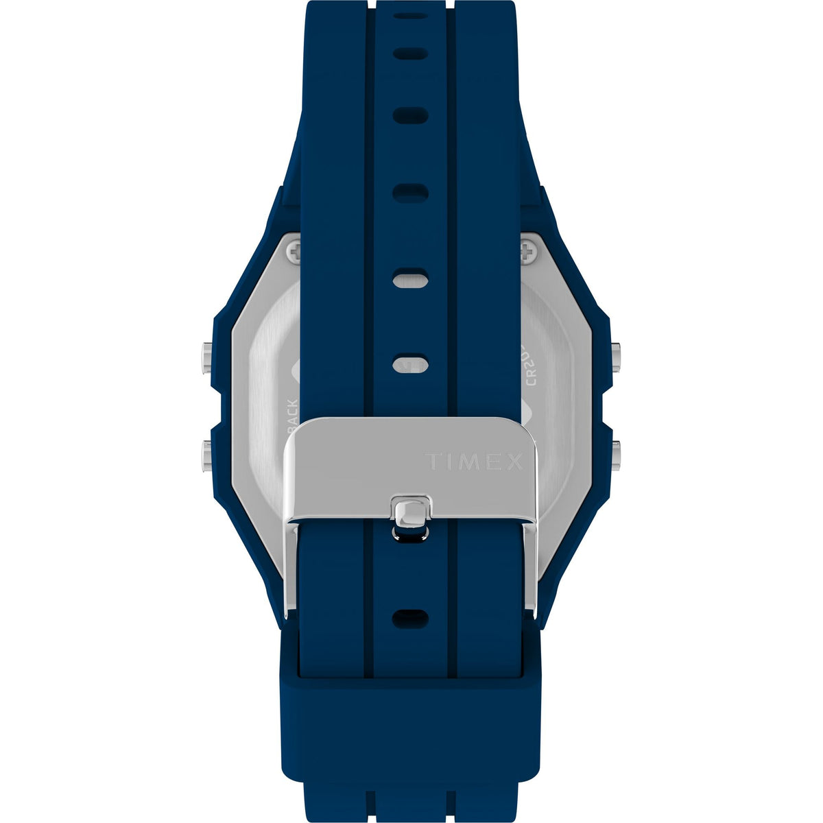 Timex Activity Tracker Grey Digital Dial Blue Silicone Strap Men's Watch TW5M55700JQ - view 3