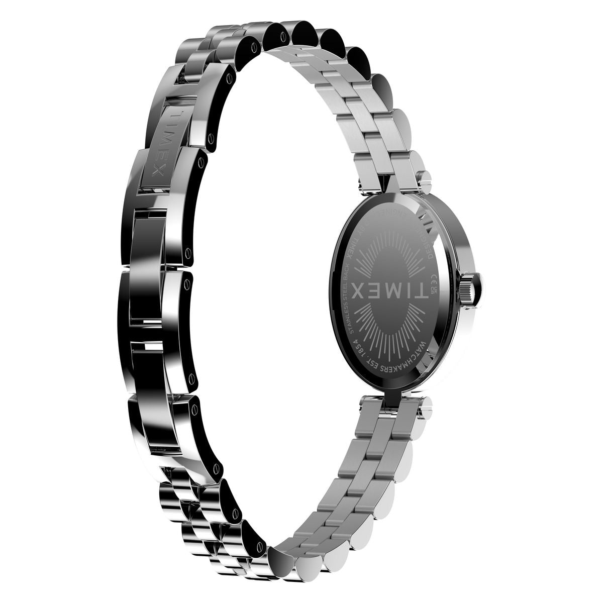 Timex Cavatina Silver Dial Silver Stainless Steel Strap Women's Watch TW2Y90000UJ - view 5