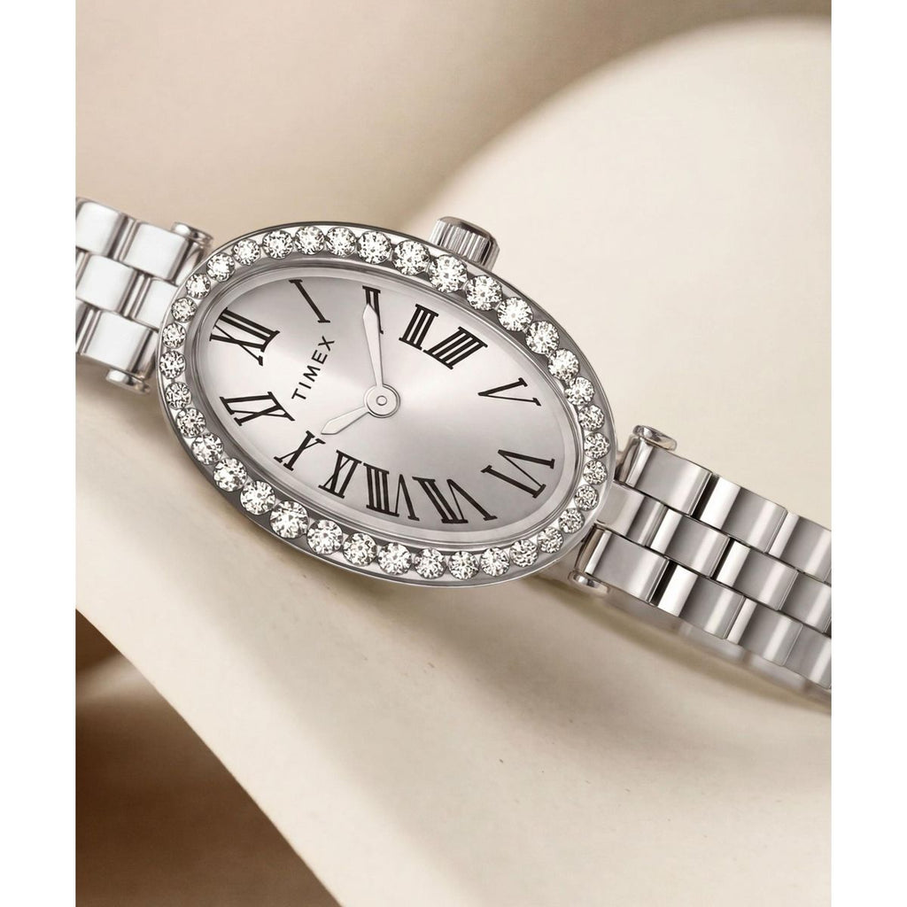 Timex Cavatina Silver Dial Silver Stainless Steel Strap Women's Watch TW2Y90000UJ - view 6
