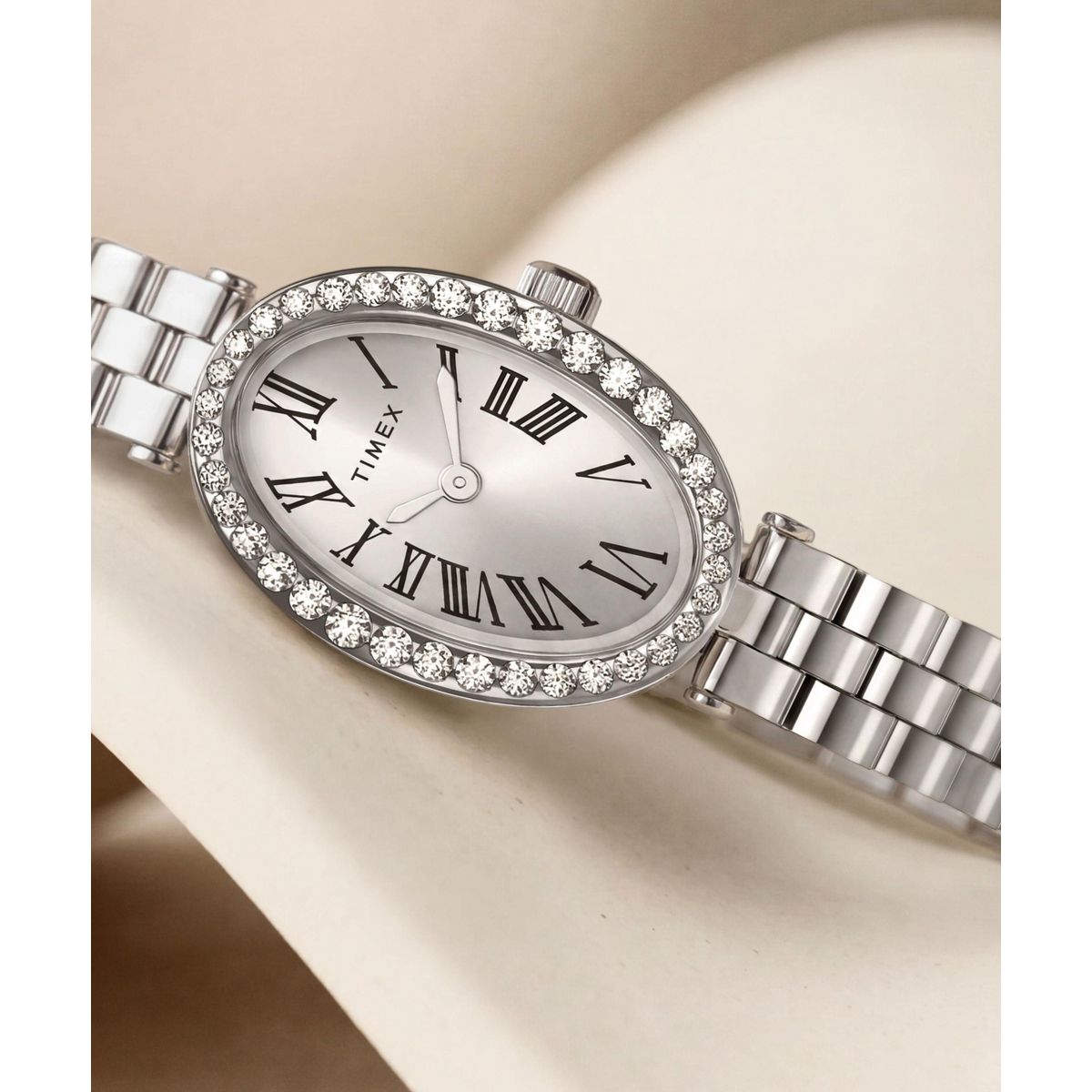 Timex Cavatina Silver Dial Silver Stainless Steel Strap Women's Watch TW2Y90000UJ - view 6