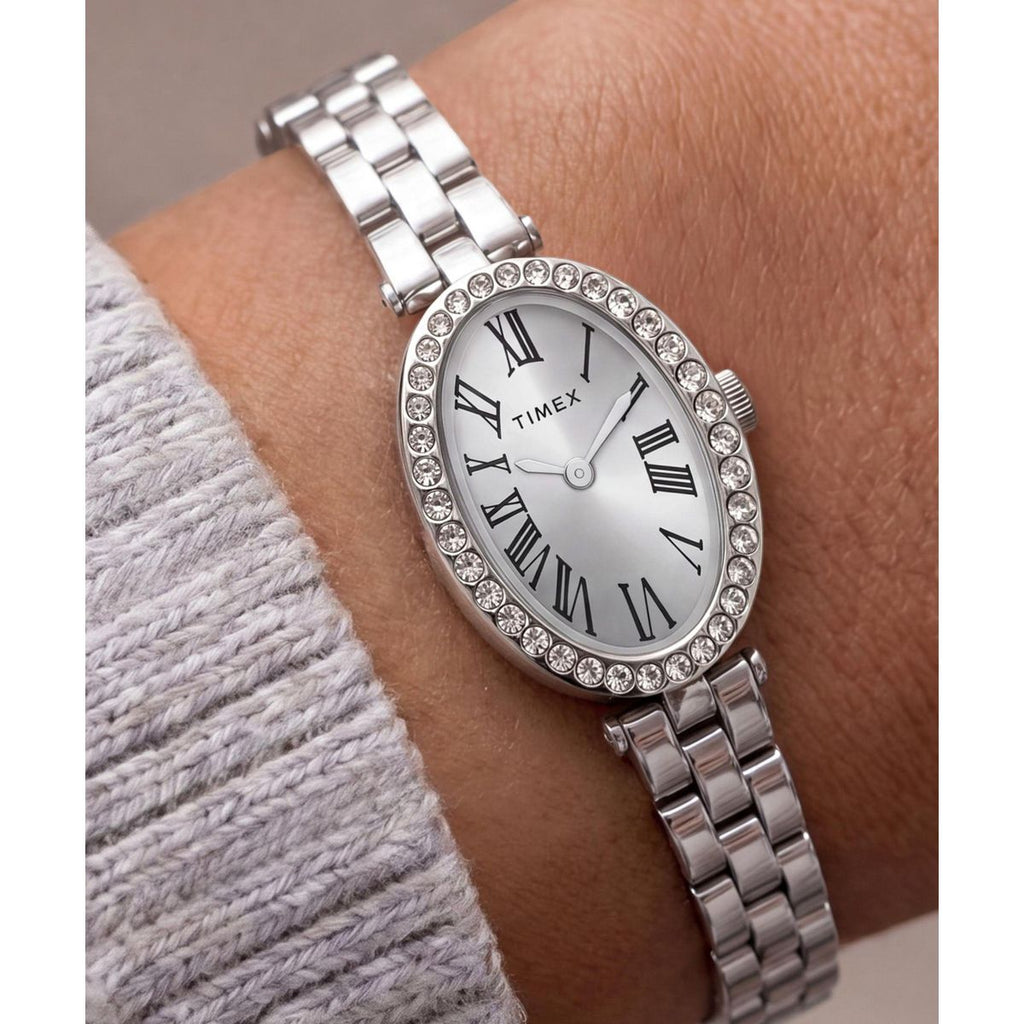 Timex Cavatina Silver Dial Silver Stainless Steel Strap Women's Watch TW2Y90000UJ - view 4