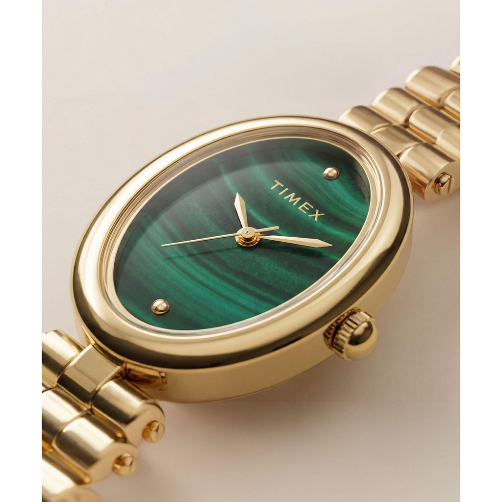 Timex Cavatina Green Dial Gold Stainless Steel Strap Women's Watch TW2Y86100UJ - view 4