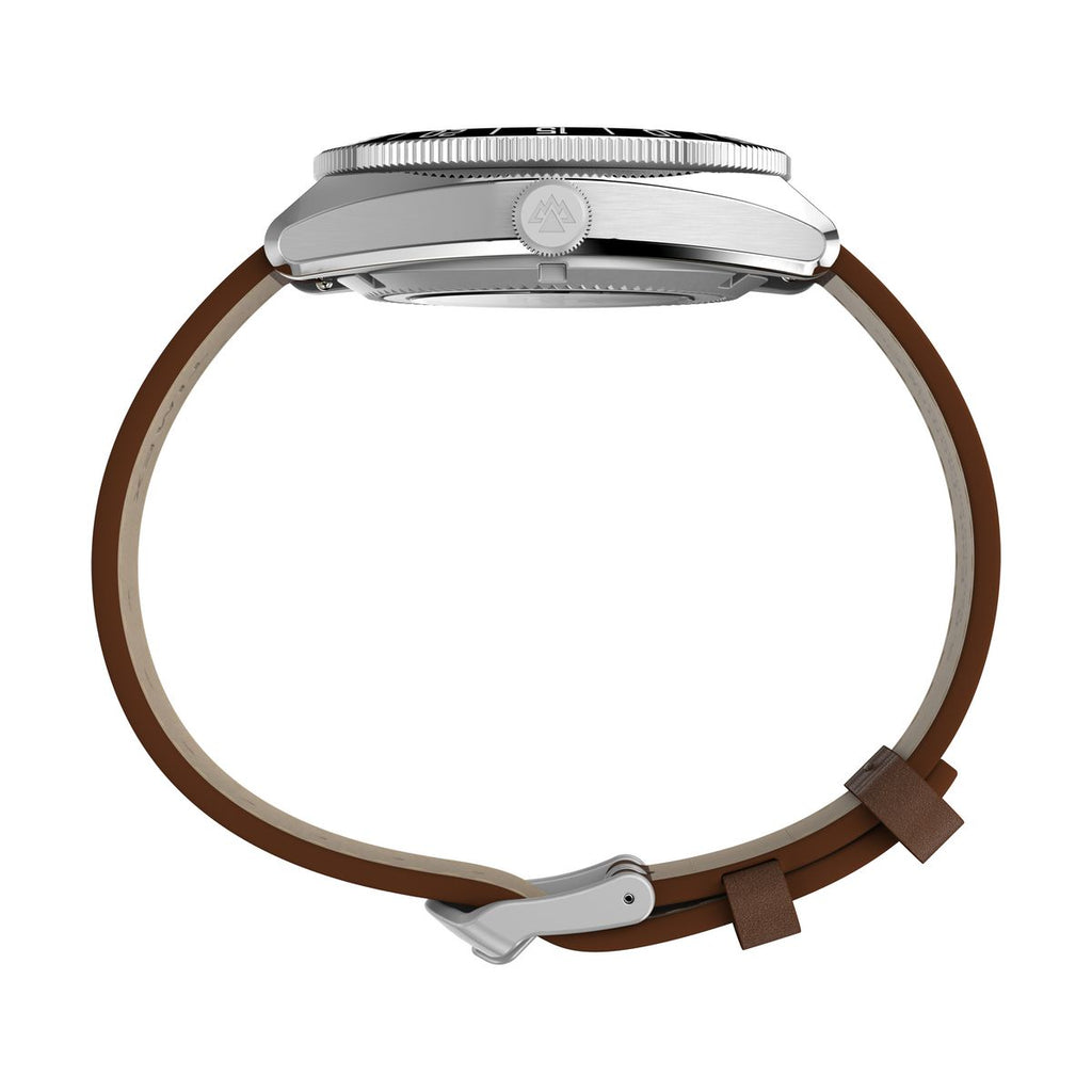 Timex Expedition Pioneer Automatic Blue Dial Brown Leather Strap Men's Watch TW2Y87500UJ - view 2