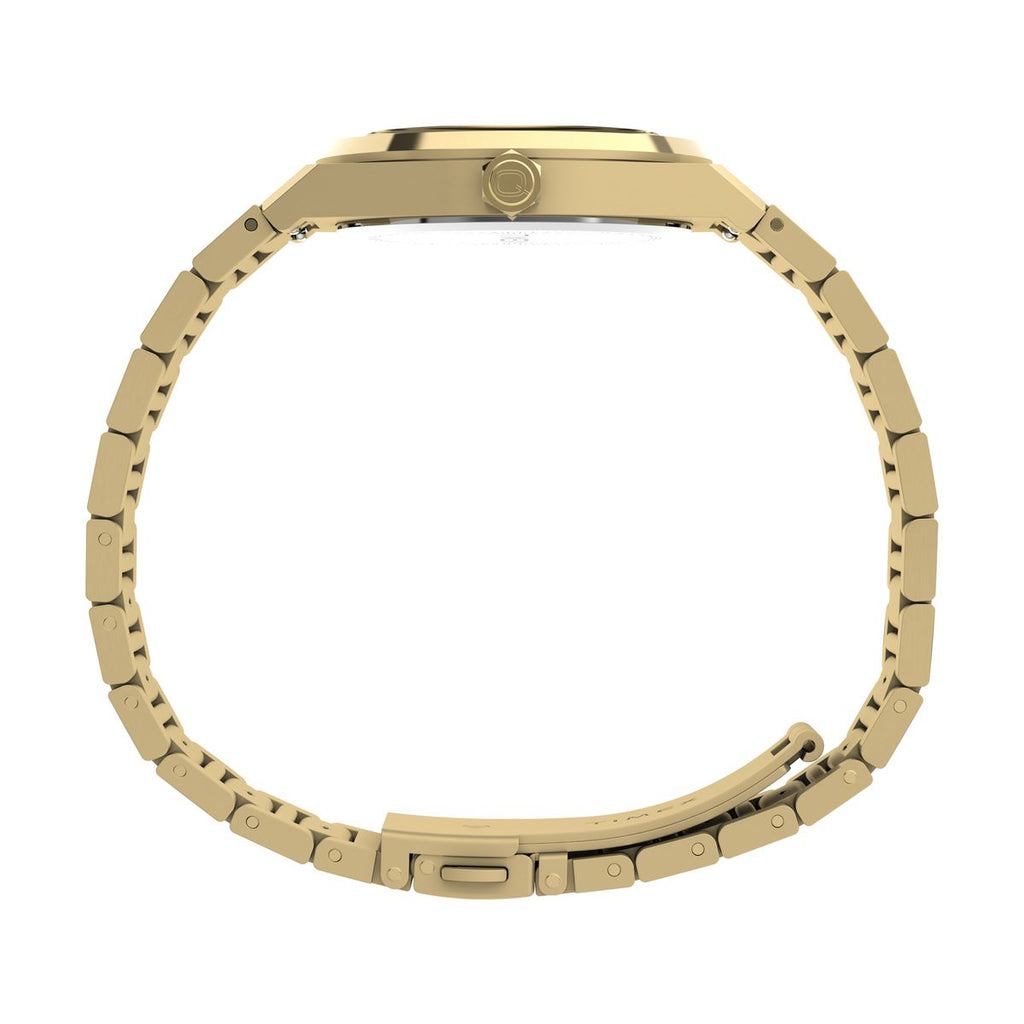 Timex Q Marbella Gold Dial Gold Stainless Steel Strap Women's Watch TW2Y82000UJ - view 5