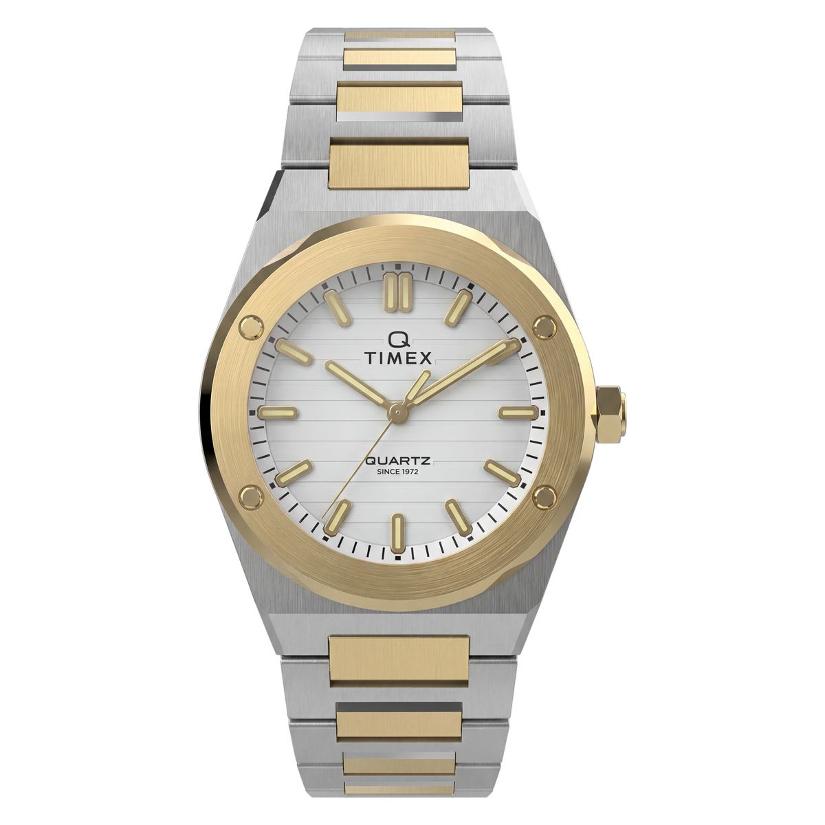 Timex Q Marbella Silver Dial Two-Tone Stainless Steel Strap Women's Watch TW2Y81900UJ - view 1