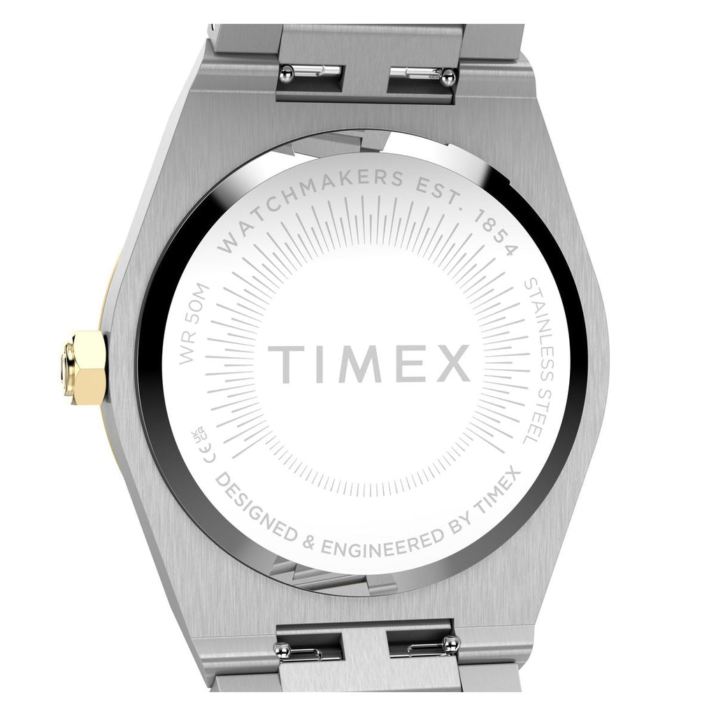 Timex Q Marbella Silver Dial Two-Tone Stainless Steel Strap Women's Watch TW2Y81900UJ - view 7