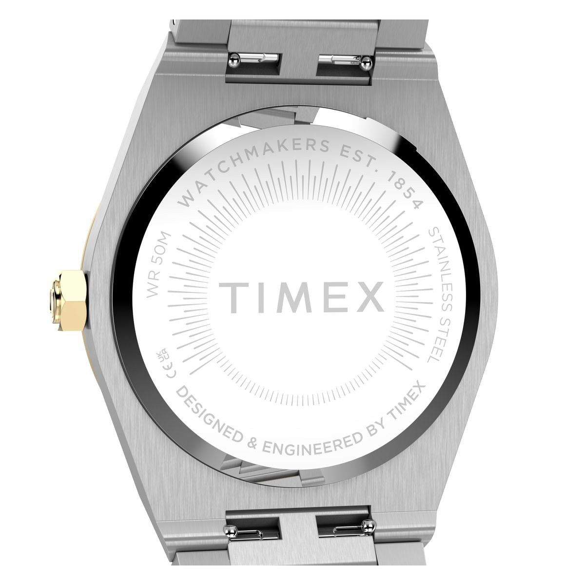 Timex Q Marbella Silver Dial Two-Tone Stainless Steel Strap Women's Watch TW2Y81900UJ - view 7