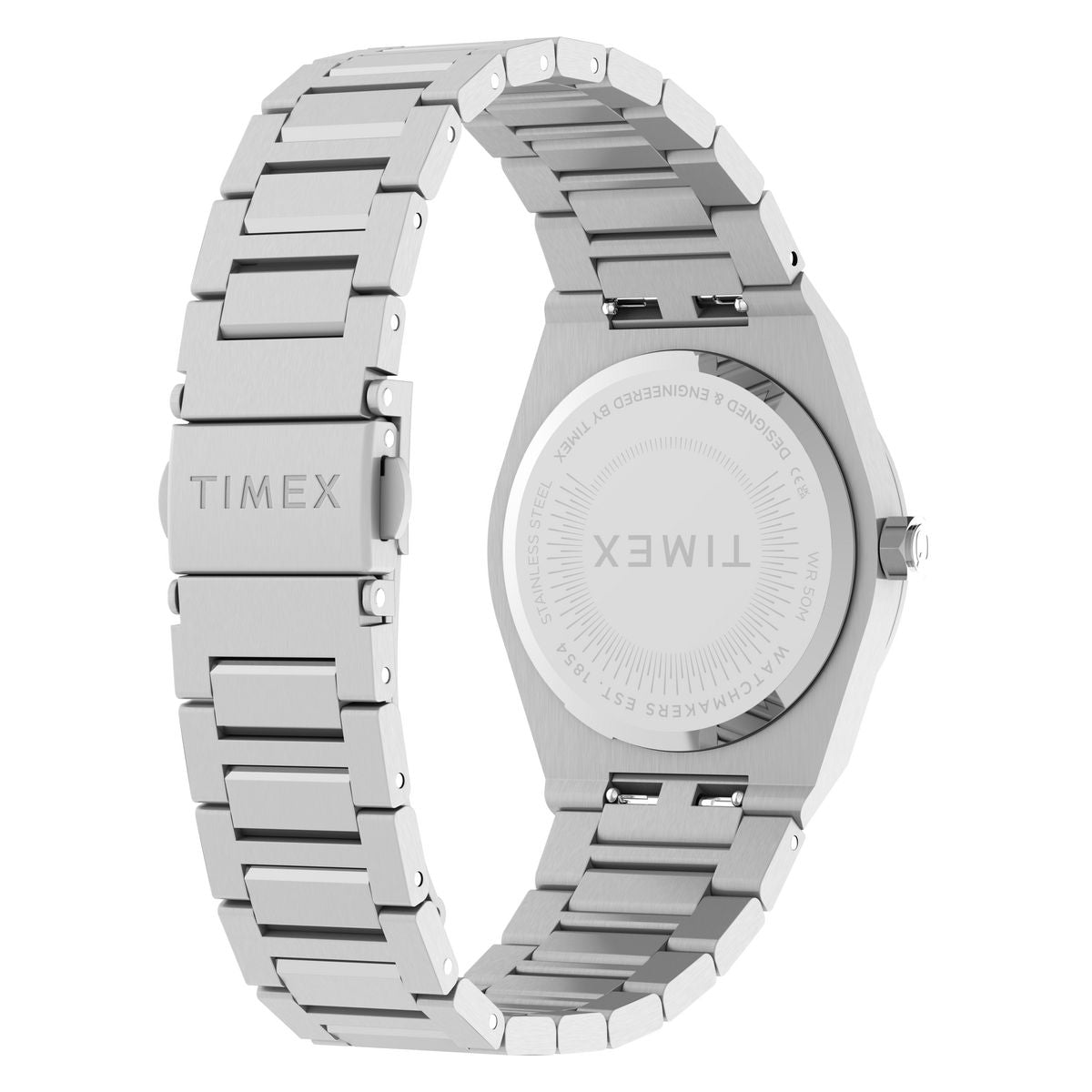 Timex Q Marbella Silver Dial Silver Stainless Steel Strap Women's Watch TW2Y81800UJ - view 4