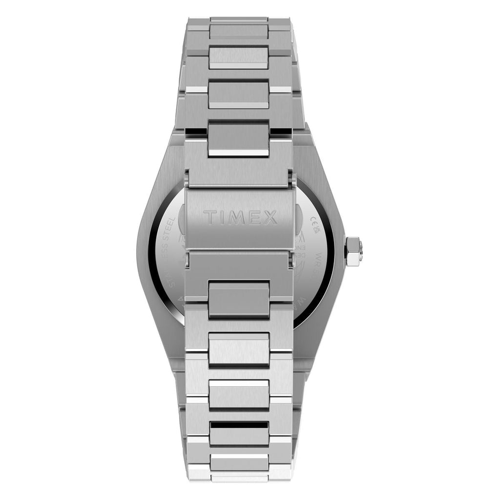 Timex Q Marbella Blue Dial Silver Stainless Steel Strap Men's Watch TW2Y81400UJ - view 3