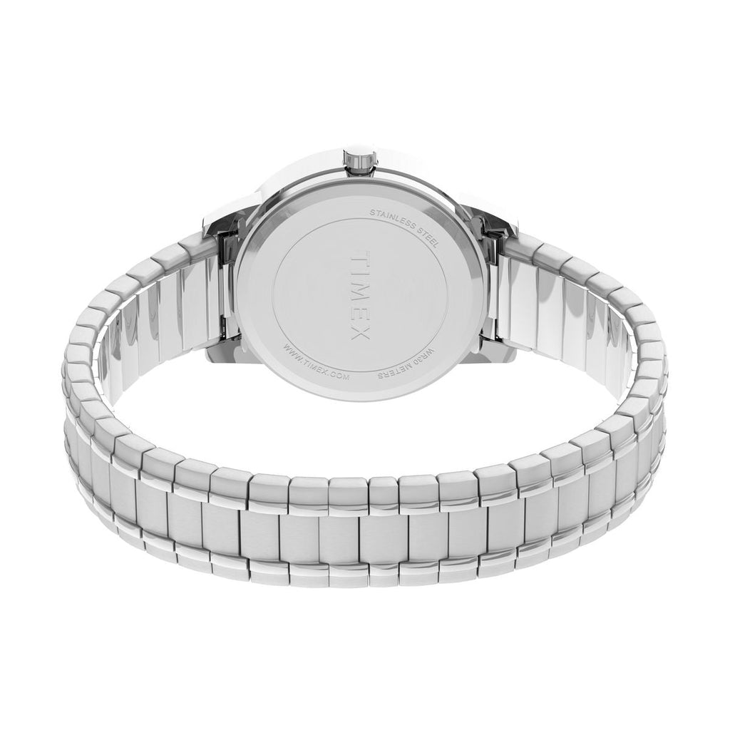 Timex Easy Reader White Dial Silver Stainless Steel Strap Women's Watch TW2P78500UJ