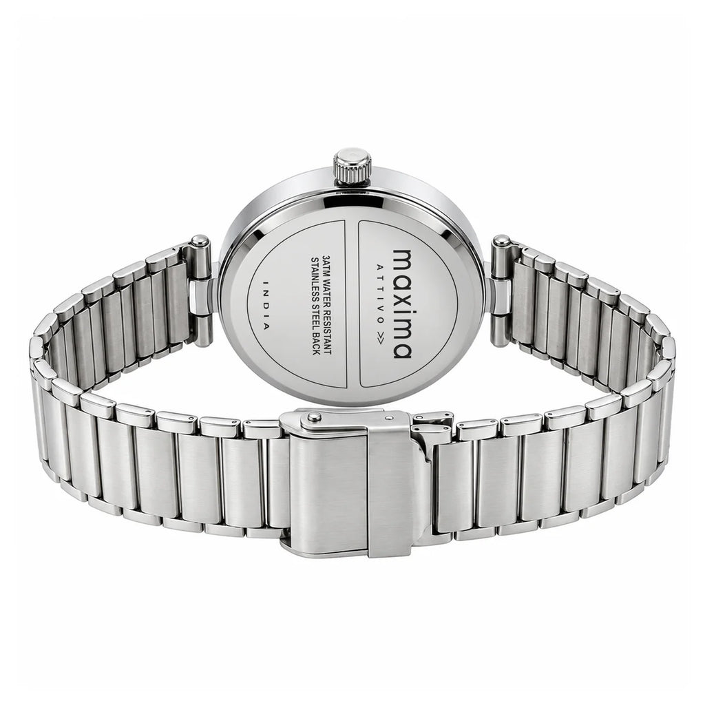 Maxima Attivo Pink Dial Stainless Steel Strap Women's Watch 74921CMLI - view 5
