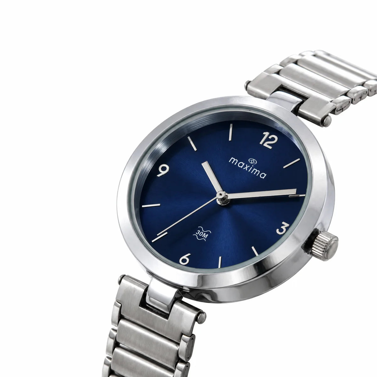 Maxima Attivo Blue Dial Stainless Steel Strap Women's Watch 74922CMLI - view 4