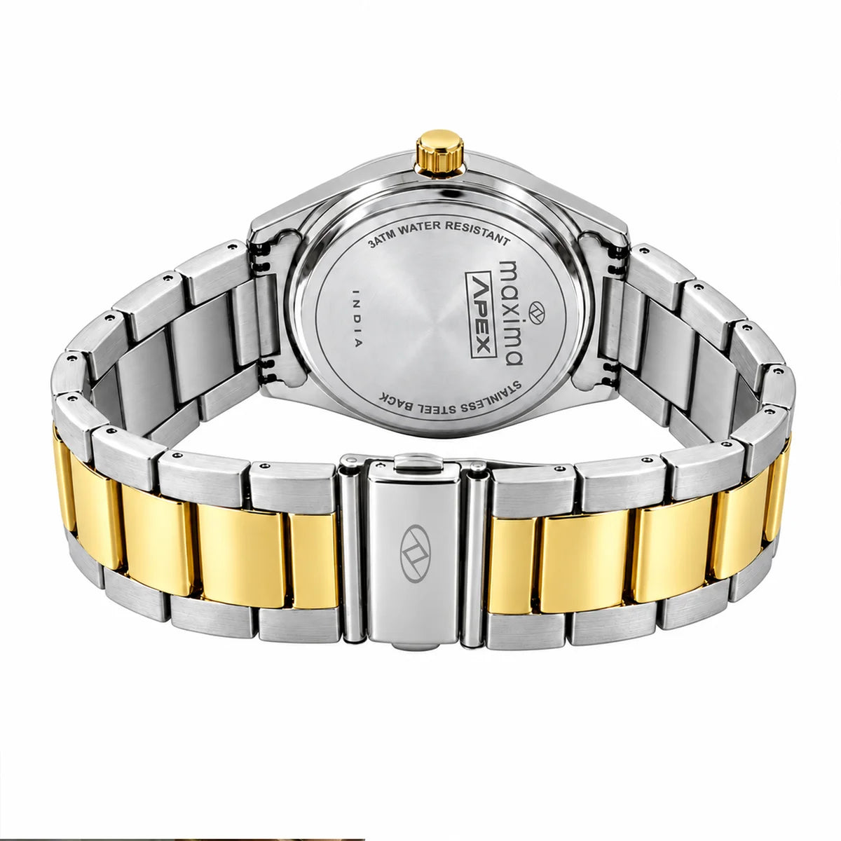 Maxima Apex Black Dial Two-Tone Stainless Steel Strap Kids' Watch 75292CMGT - view 5