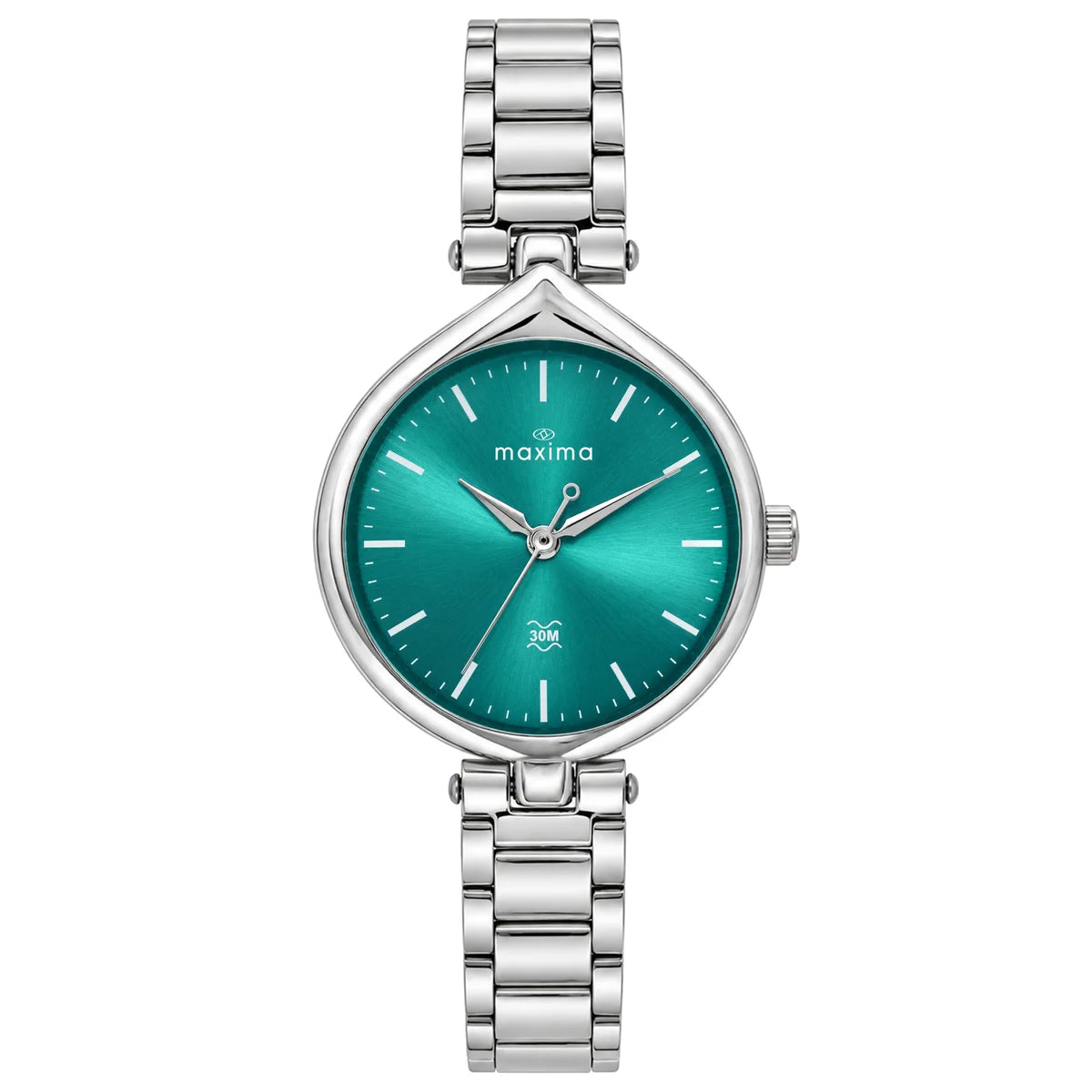 Maxima Attivo Tiffany Blue Dial Stainless Steel Strap Women's Watch 75982CMLI - view 1