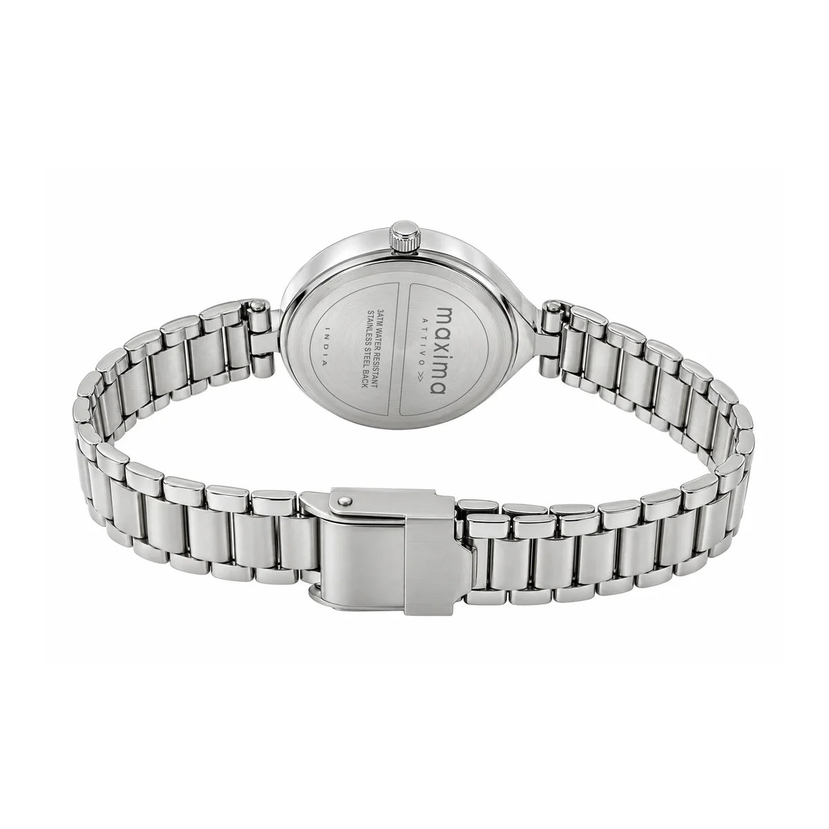 Maxima Attivo Tiffany Blue Dial Stainless Steel Strap Women's Watch 75982CMLI - view 5