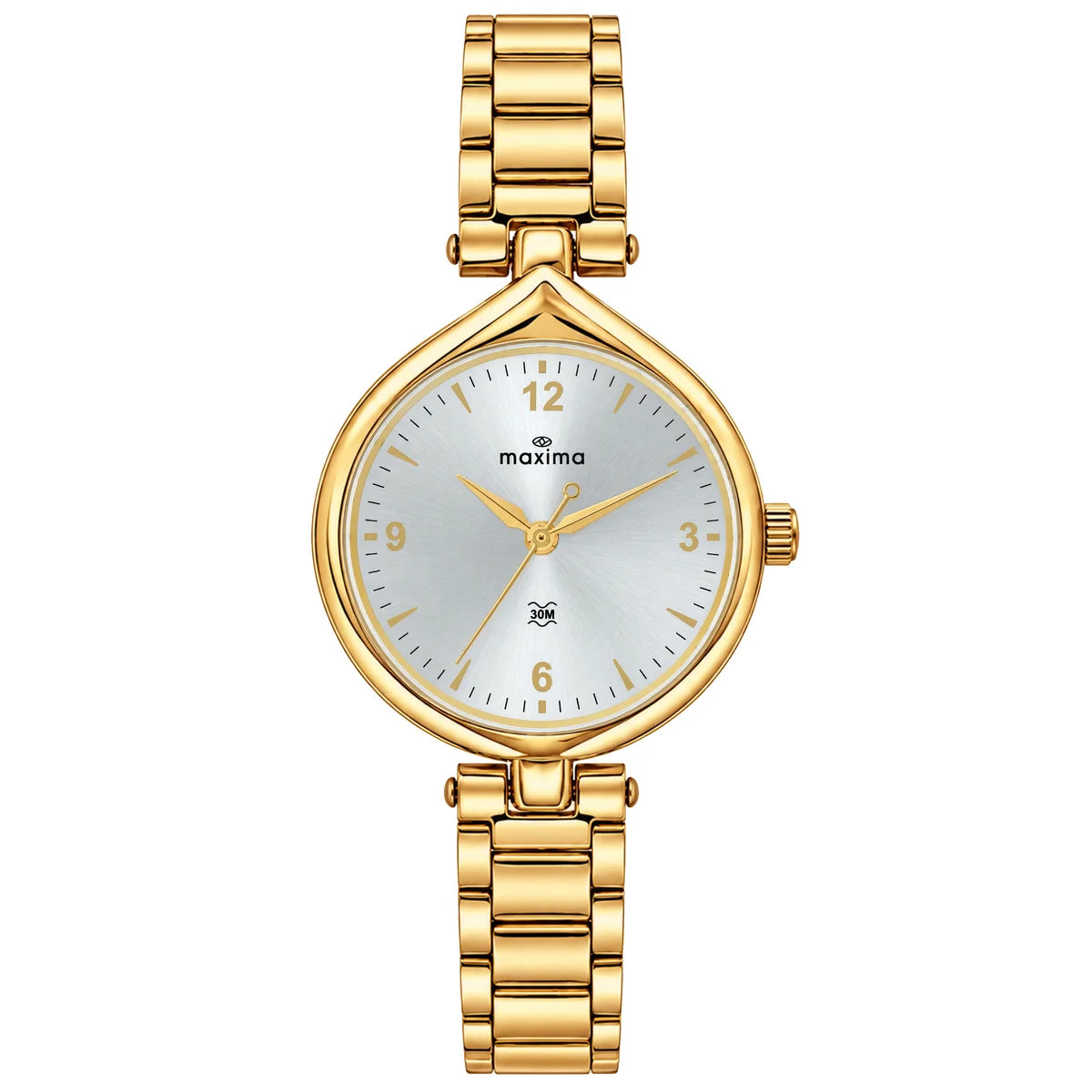 Maxima Kolar Silver Dial Stainless Steel Strap Women's Watch 75991CMLH - view 1