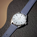 Titan Workwear Silver Dial Blue Leather Strap Men's Watch 1802SL02 - view 1