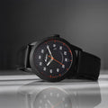 Titan Octane Black Dial Black Leather Strap Men's Watch 1806NL05 - view 1