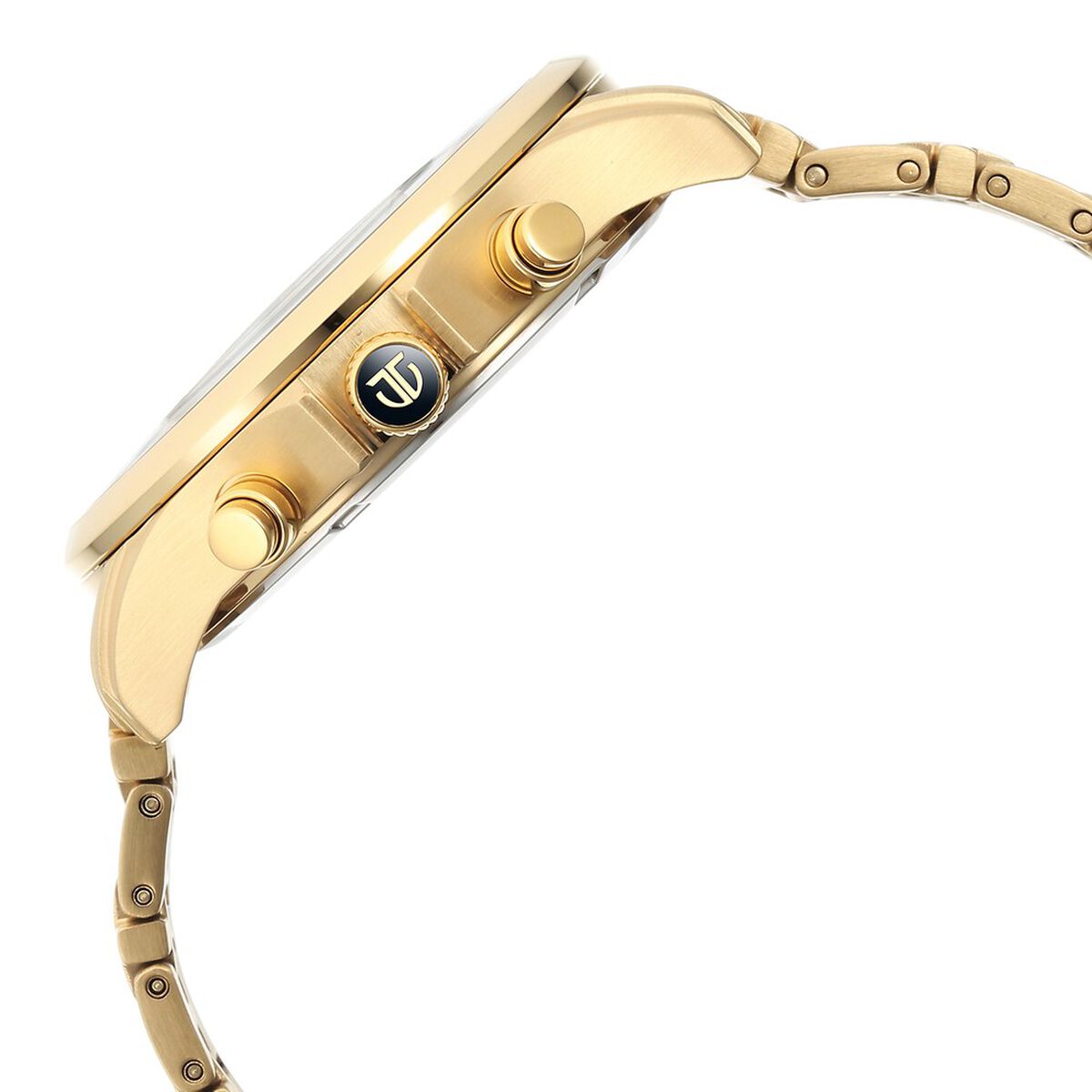 Titan Regalia Premium Green Dial Gold-Tone Stainless Steel Strap Men's Watch 1830YM02 - view 5