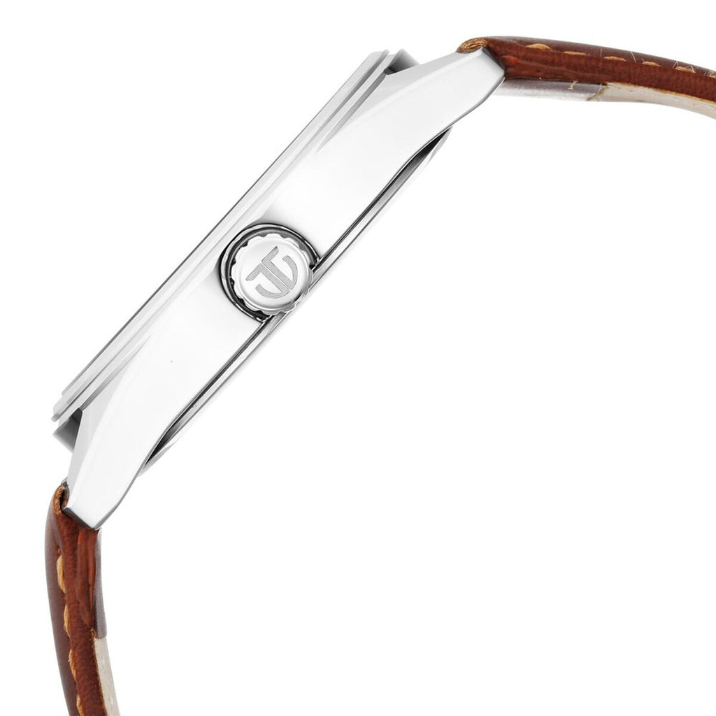Titan Workwear Blue Dial Brown Leather Strap Men's Watch 1866SL01 - view 4