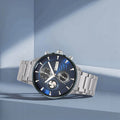 Titan Maritime Blue Dial Silver Stainless Steel Strap Men's Watch 1873KM02 - view 1