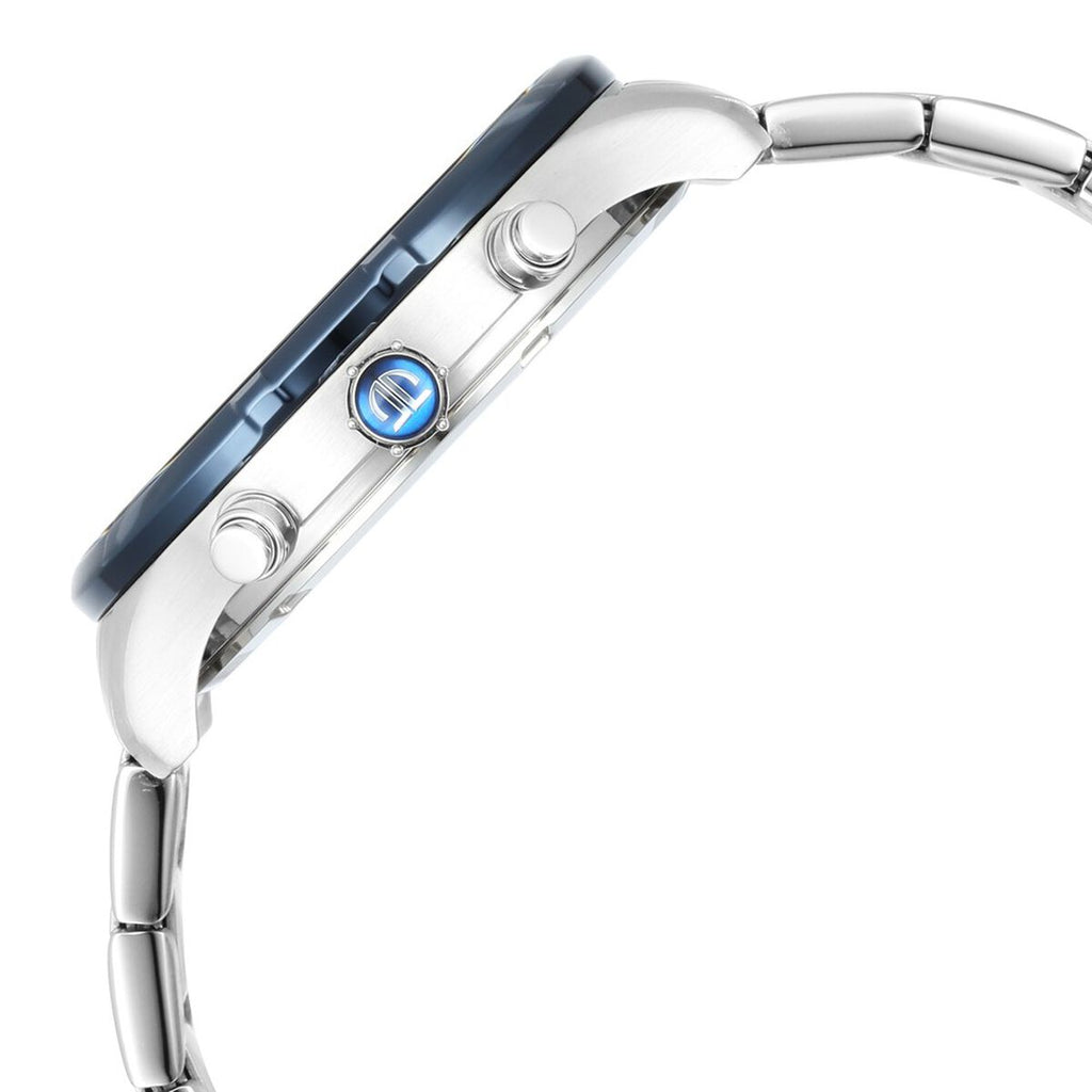 Titan Maritime Blue Dial Silver Stainless Steel Strap Men's Watch 1873KM02 - view 5