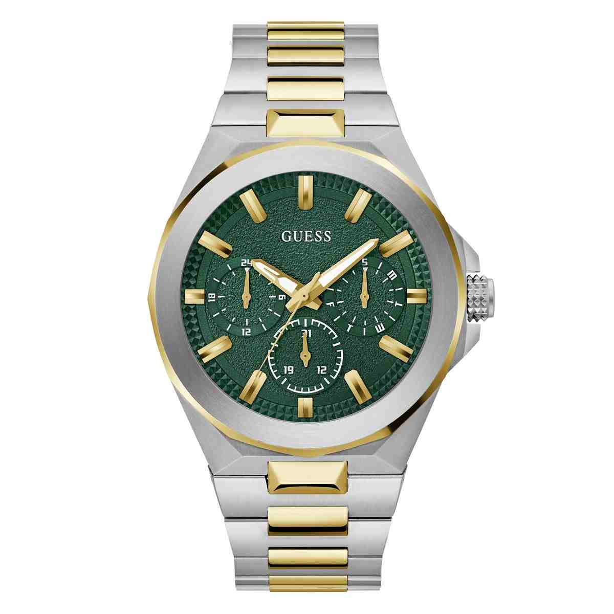 Guess Dashboard Green Dial Two-Tone Stainless Steel Strap Men's Watch GW0798G3 - view 1